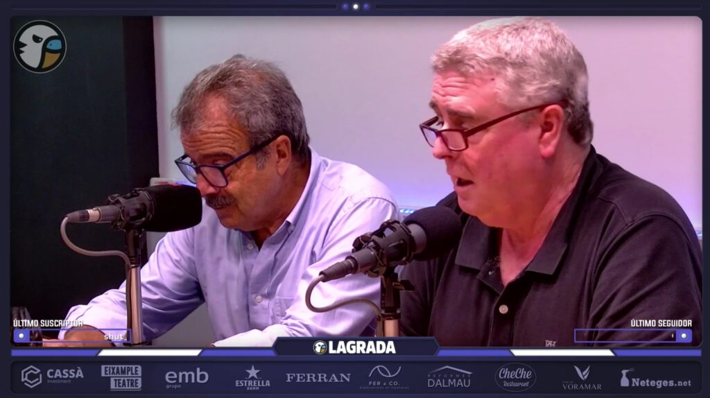 La tertulia de La Grada Ràdio | De los 'antimanolistas' a los 'antimonchistas': el chat acusa a Monchi de culé y Bergadà clama contra una parte del entorno; los datos de Chiquidatos que ponen deberes al Espanyol 3 ferran grada radio