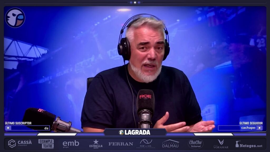 La tertulia de LaGrada Ràdio pone el foco en el mercado del Espanyol, Gorosabel y el debate alrededor de Manolo González; Via muestra su cansancio con este tema y pide evitar las "trincheras" 3 francesc via grada radio