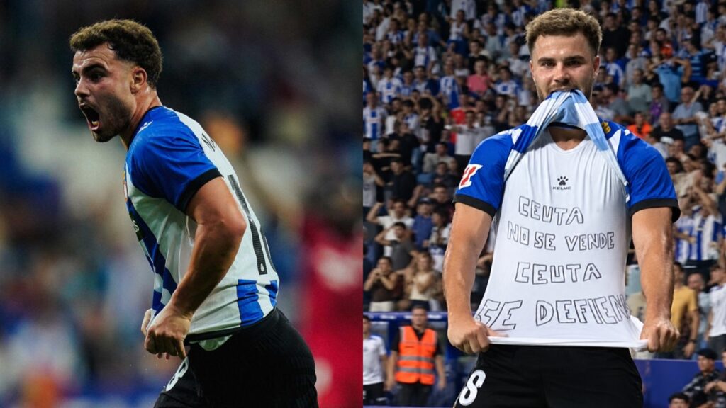 El apoyo del Espanyol a Ceuta cruza el Estrecho y llega a la prensa marroquí 3 marcos fernandez ceuta