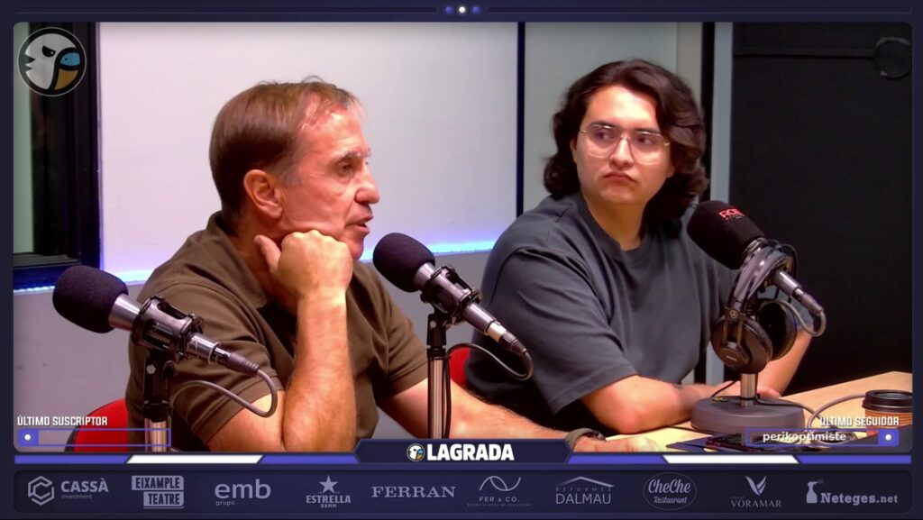 Debate en la tertulia antes del Osasuna - Espanyol: Cabrera divide a la mesa, Via recuerda cómo vivió la etapa perica de Ramis y Navarrete pide menos cambios a Manolo: "No podemos seguir haciendo experimentos" 3 navarrete grada radio