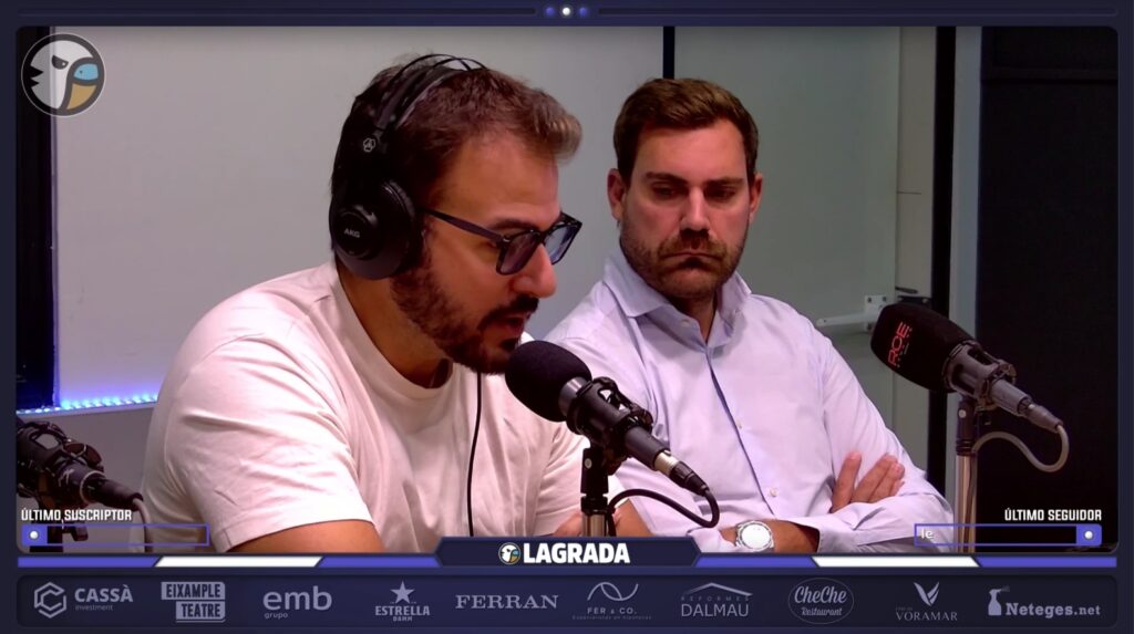 La tertulia pone la lupa sobre Manolo y los problemas del Espanyol: crítica cuando toca sí, sentencia en la jornada 4, no; Via censura los silbidos a los propios jugadores 3 roger cassa grada radio