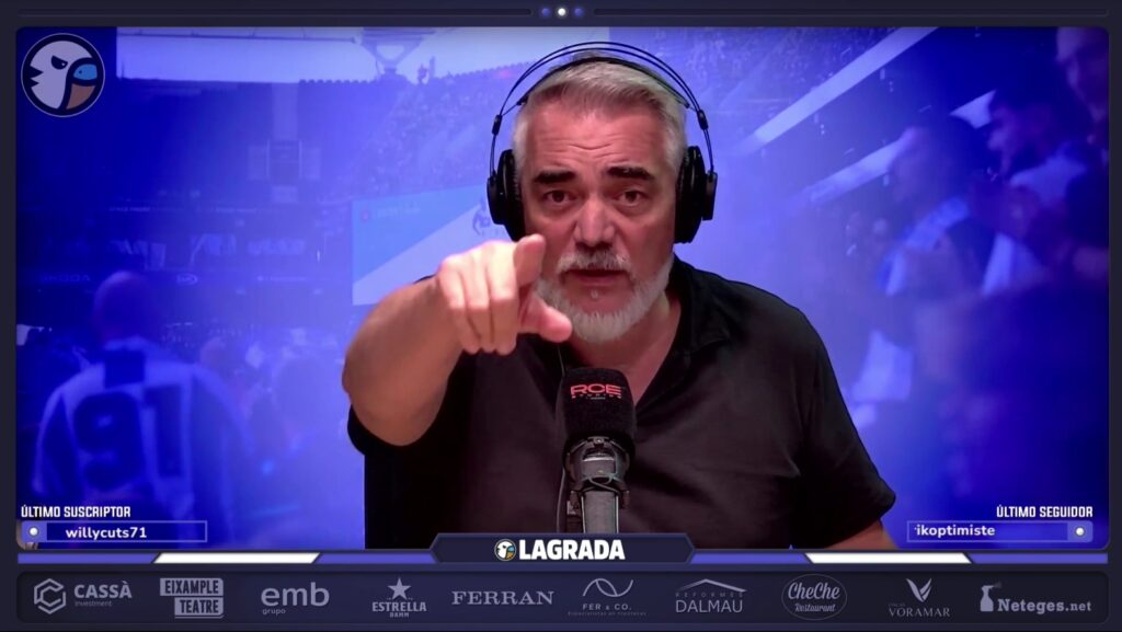 Debate en la tertulia antes del Osasuna - Espanyol: Cabrera divide a la mesa, Via recuerda cómo vivió la etapa perica de Ramis y Navarrete pide menos cambios a Manolo: "No podemos seguir haciendo experimentos" 6 via grada radio 1