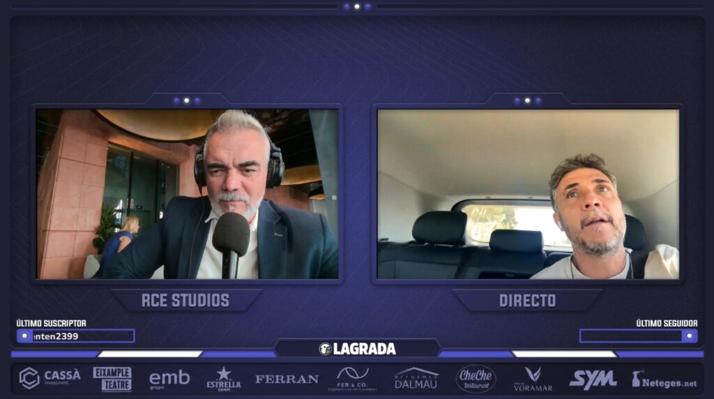 La tertulia debate antes del Málaga - Espanyol: presión sobre Manolo, dudas en el once y exigencia máxima: "Hoy es el momento de los jugadores"; Àngel Morales marca un camino que incluye a Pol Lozano 6 angel morales grada radio
