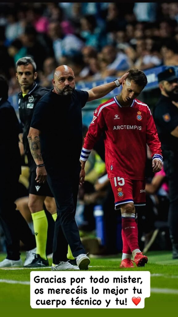 El Espanyol inicia la era Eder Sarabia: adiós al cuerpo técnico de Manolo González, la emotiva despedida de Garrido y el silencio de los jugadores 3 despedida manolo bryan zaragoza