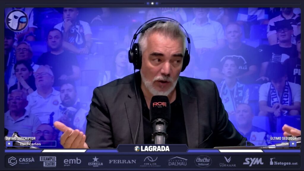 El futuro de Manolo González divide al espanyolismo: entre la necesidad de un cambio, la defensa del técnico y las dudas sobre cómo ha de jugar el Espanyol; Via explica por qué ha perdido la confianza y Osorio apuesta que acabaremos entre los diez primeros con el actual técnico 5 francesc via tertulia