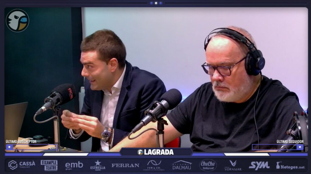 La tertulia debate el futuro de Manolo González: críticas al entrenador, dudas sobre Monchi y Pace y un Espanyol que no encuentra el rumbo; Dalmau: “Nos vamos a la mierda, más claro el agua” 5 gonzalo de martorell grada radio 1