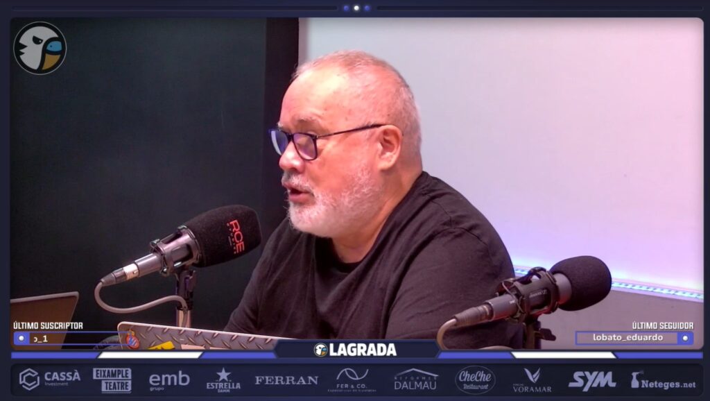 Hoy en 'La Grada Ràdio' | Analizando la crisis del Espanyol: Manolo, las críticas del entorno y el examen ante el Atlético; Via, que no compra los argumentos del técnico en rueda de prensa, avisa: “Todo lo que no sean puntos son clavos para el ataúd” 4 gonzalo grada radio 2