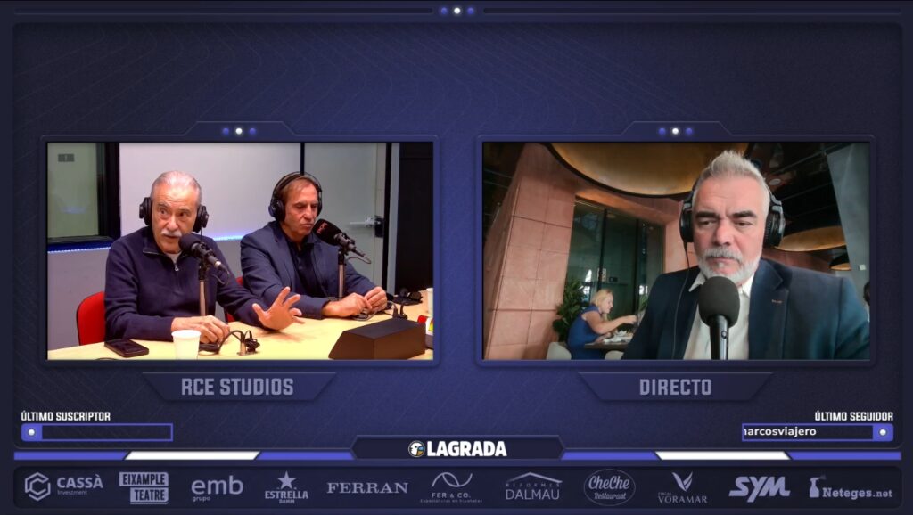 La tertulia debate antes del Málaga - Espanyol: presión sobre Manolo, dudas en el once y exigencia máxima: "Hoy es el momento de los jugadores"; Àngel Morales marca un camino que incluye a Pol Lozano 7 jaume ballester grada radio