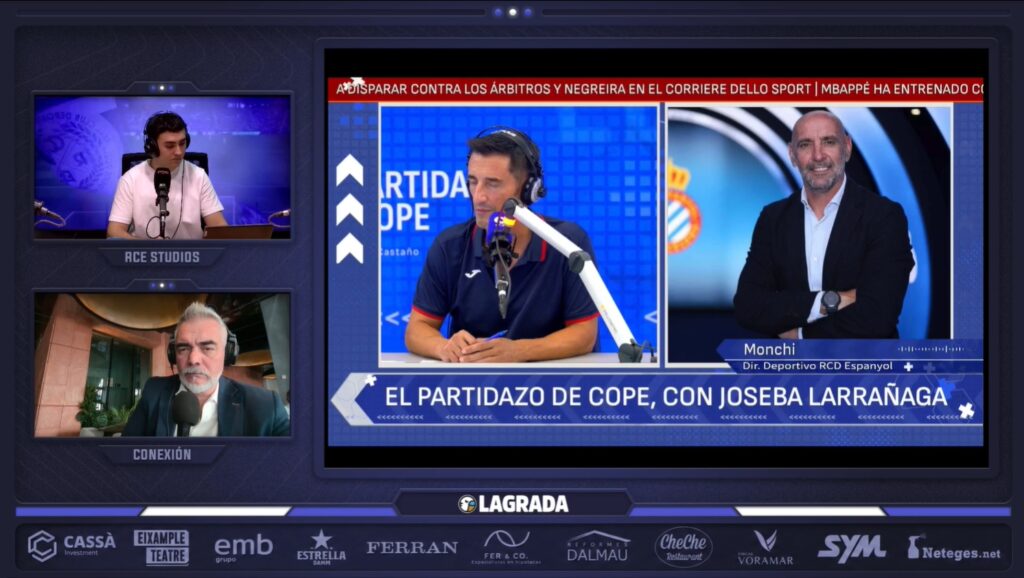 Hoy en 'La Grada Ràdio' | Calentando el Málaga - Espanyol entre dudas, pesimismo en el ambiente, presión y una noche que puede marcar mucho: "Tras el parón no se puede hacer el ridículo"; Rafa Alcaraz afirma que los andaluces ven en el RCDE un rival propicio para ganar 3 monchi partidazo grada radio