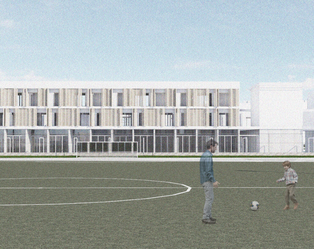 Bruselas premia una propuesta para construir vivienda social en la Dani Jarque, unos terrenos que son del Espanyol 3 proyecto sant adria 1