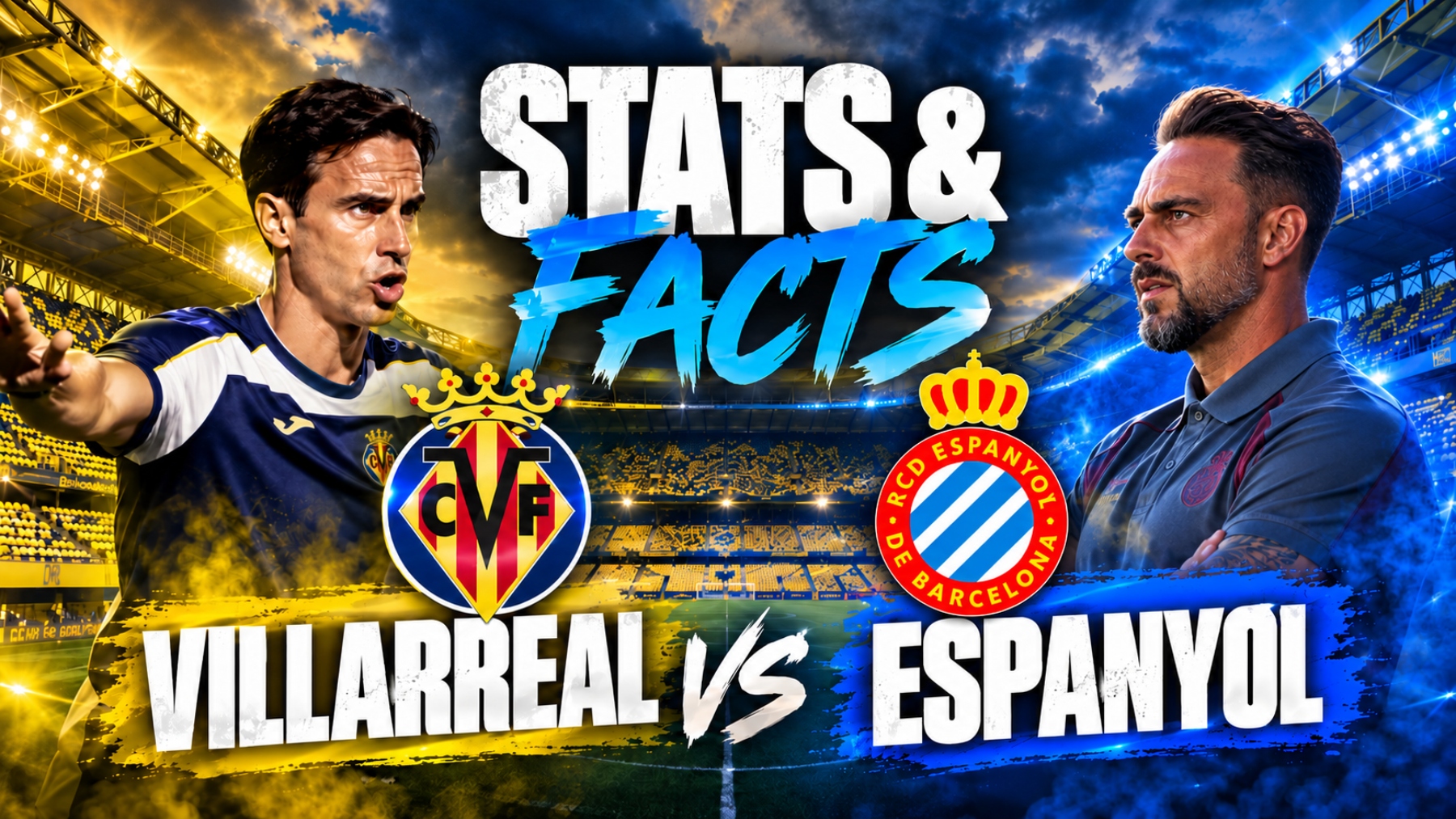 stats facts villarreal espanyol 26 27